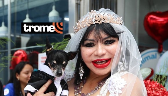 Susy Díaz dice que está decepcionada de los hombres y se casó con su perro Chiky