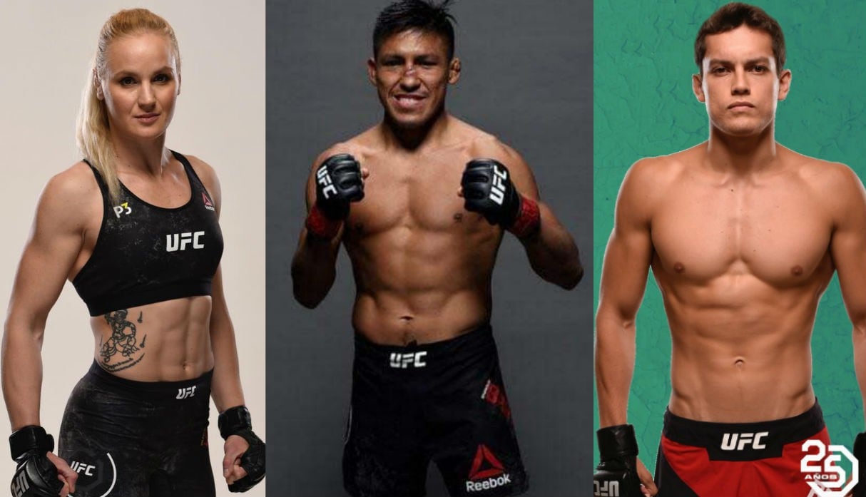 Valentina, 'El Fuerte' y Bandenay serán los protagonistas principales del UFC Uruguay. (UFC)