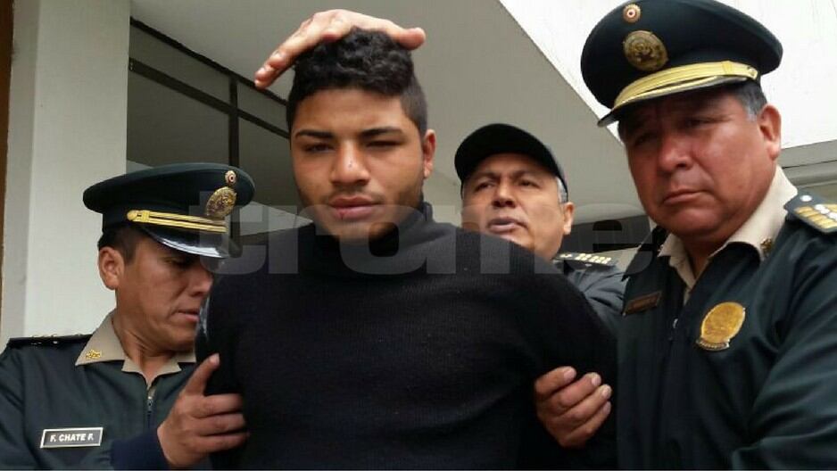 El delincuente Anthony Reymundo Alvites Ayaucan (20), 'Zambo Ayaucan'  fue capturado dentro de su casa.