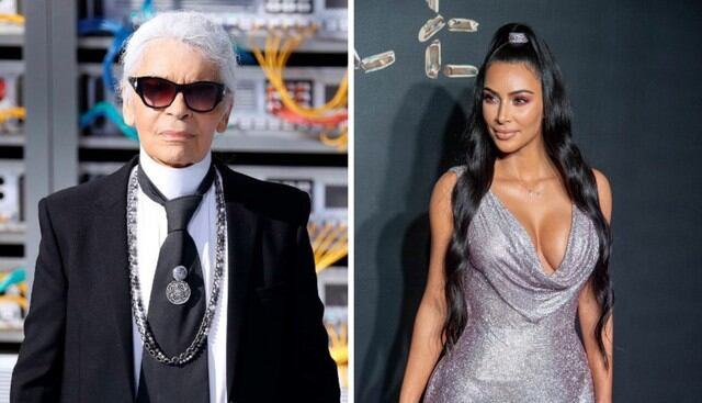 Kim Kardashian lamenta la muerte de Karl Lagerfeld y recuerda su primera sesión de fotos con él (Fotos: AFP)