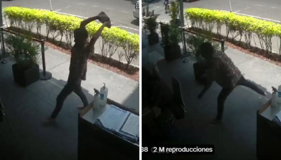 La policía le encontró sustancias extrañas al hombre que agredió a un joven de 19 años en Ciudad de México. (Foto: Twitter)