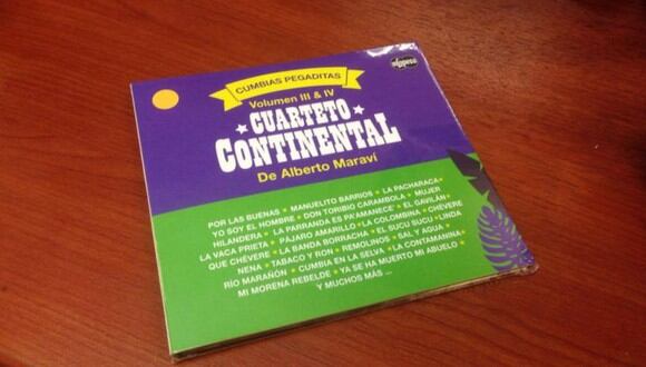 Las mejores 'Cumbias pegaditas' del Cuarteto Continental reunidas en este disco