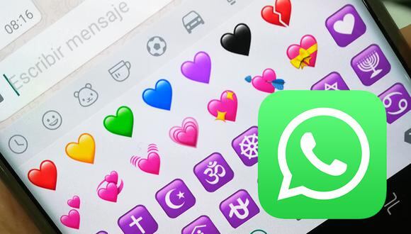 ¿Quieres saber el significado de cada uno de los corazones de WhatsApp? Esto quiere decir el color de los emojis. (Foto: GEC - Rommel Yupanqui)