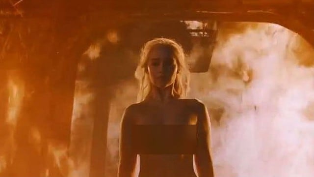 Daenerys se erigió como una musa de fuego en Game of Thrones. (HBO)