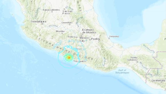 Ciudadanos evacuaron sus viviendas tras escuchar una alerta sísmica en México. (Foto: Captura USGS)