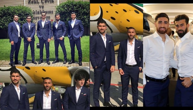 Selección iraní (Fotos: Twitter)