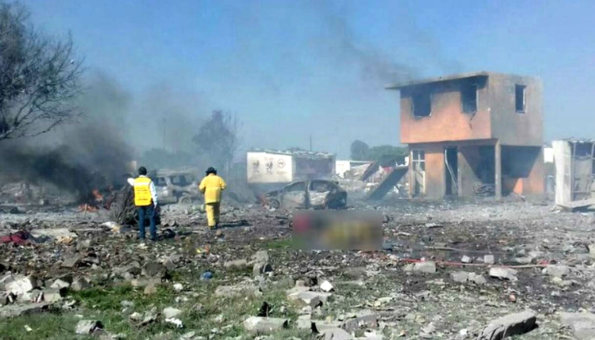 Explosiones de juegos pirotécnicos dejan al menos 19 muertos y más de 40 heridos. Foto: Twitter