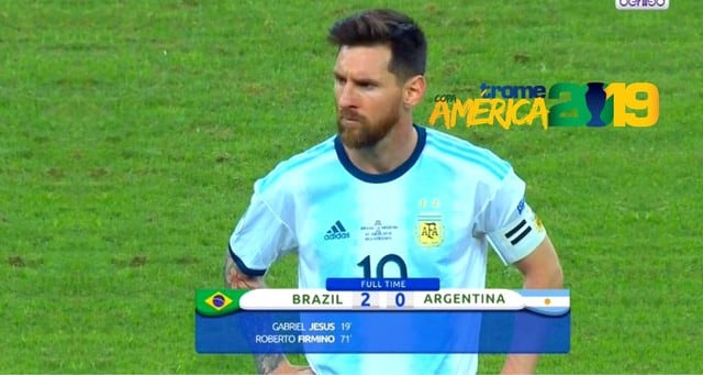 Así se marchó Lionel Messi tras quedar fuera dela final de la Copa América