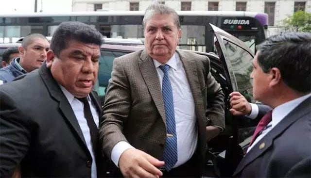 El ex presidente Alan García dijo que había persecución política en su contra. (Foto: EFE)