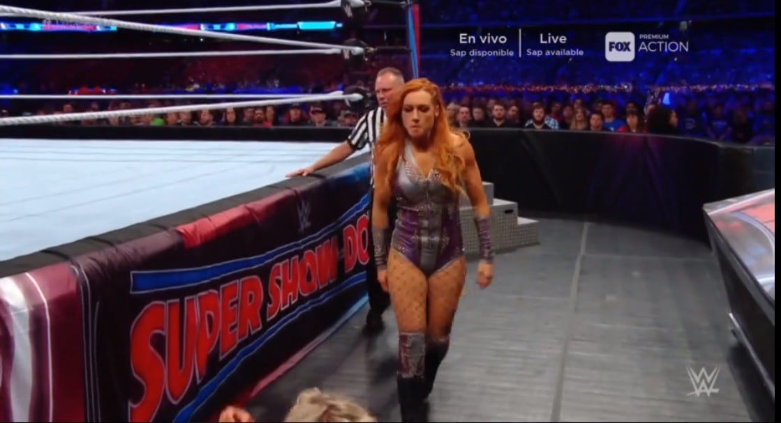 Becky Lynch continúa como dueña del cinturón. (WWE)