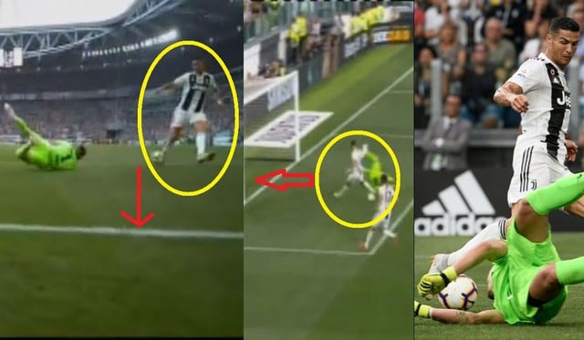 Cristiano Ronaldo falló gol de escándalo: Carambola entre las piernas y remate salió para atrás ¡Insólito!