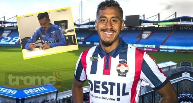 Renato Tapia firmó por el Willem II y ya trabaja con su nuevo club