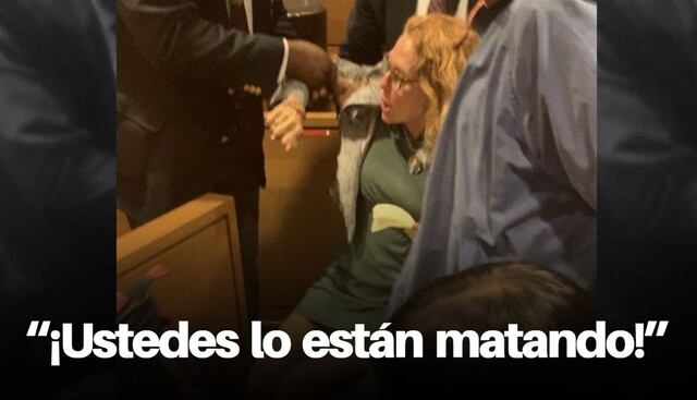 Aparece foto de Eliane Karp haciendo 'pataleta' al conocer que Alejandro Toledo seguiría en prisión