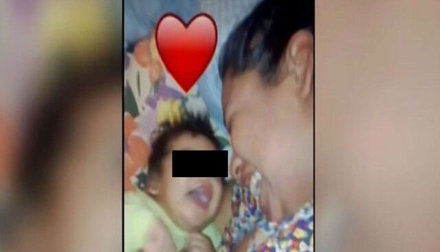 Desconsolada madre denuncia que su bebé de 3 meses murió en guardería en extrañas circunstancias. Foto: Captura de pantalla de América Noticias