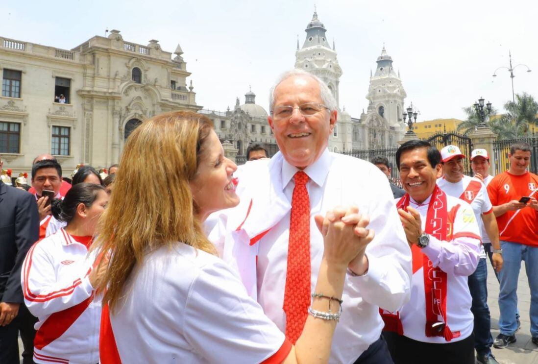 PPK bailó con Mercedes Aráoz (Foto: Andina / Prensa Presidencia)