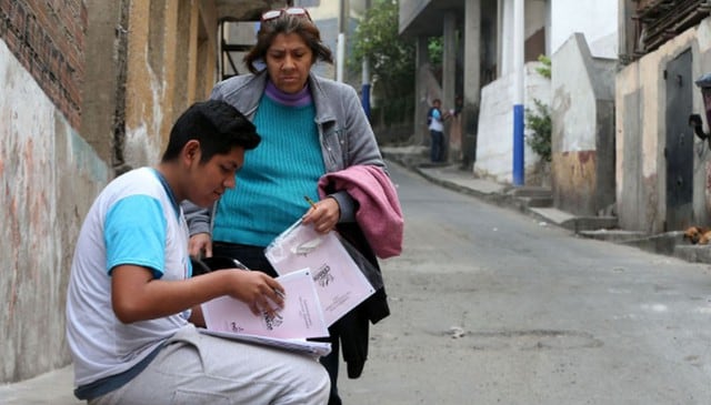Censo en Chimbote. Foto: Andina