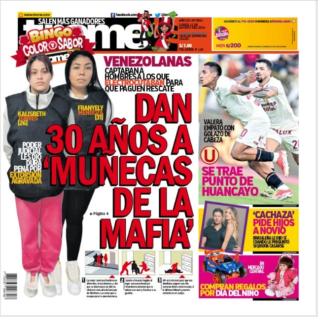 Portada Trome