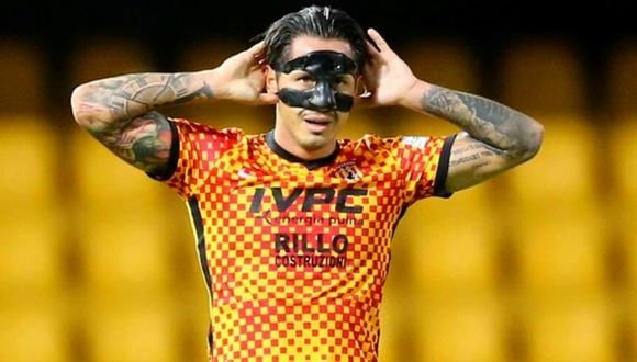 Gianluca Lapadula volvió a jugar con el Benevento luego de más de 2 meses. Foto: Archivo.