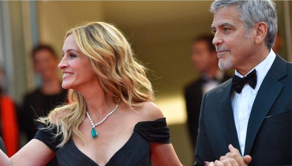 George Clooney y Julia Roberts volverán a reunirse en "Ticket to Paradise". (Foto: AFP)