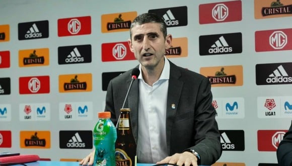 Juan José Luque, gerente deportivo de Sporting Cristal, se refirió al presente del club. (Foto: Prensa SC)