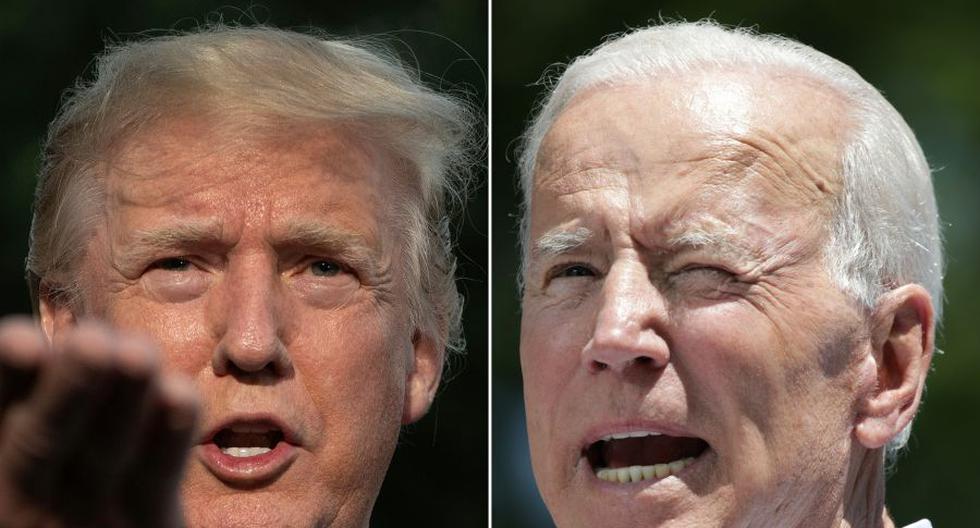 El 3 de noviembre los estadounidenses elegirán a su próximo presidente entre Biden y Trump. (Fotos: Jim WATSON and Dominick Reuter / AFP).