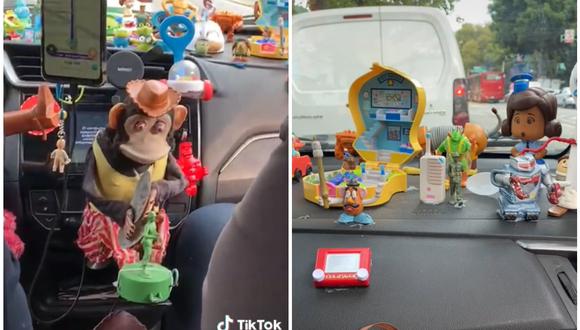 Fan de 'Toy Story' lleva juguetes de la película en su carro. (Foto: @rayasalejandro2 / TikTok)