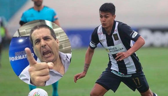 Gonzalo Núñez calificó de lento al jugador de Alianza Lima, Jairo Concha. Foto: Composición.