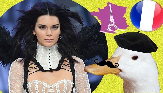 Kendall Jenner visitó París y provocó tremendo alboroto. (Composición: Trome.pe / Fotos: AFP)