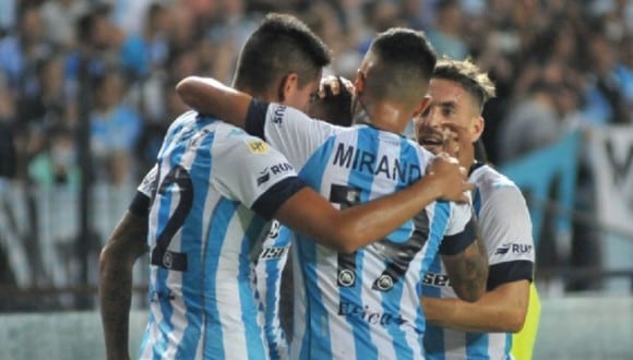 Racing Club se enfrenta a Argentinos Jrs. en la Copa de la Liga Profesional. (Foto: Racing)