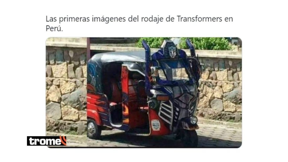 Transformers 7 se grabará en Perú: Divertidos memes inundaron las redes sociales