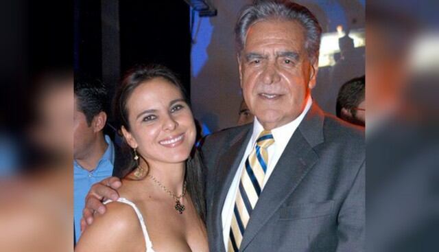 Kate del Castillo y su padre, el primer actor Eric del Castillo.