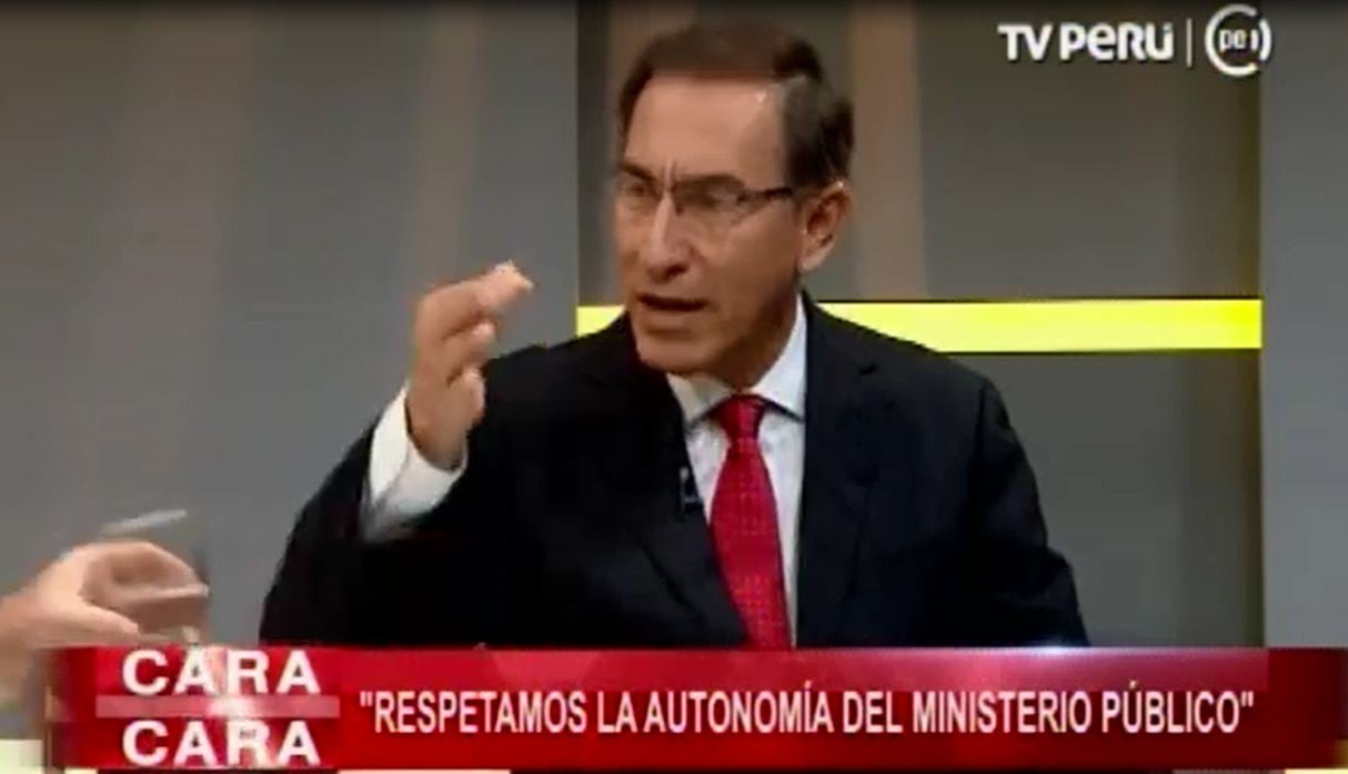 Martín Vizcarra se refirió a la anulación del indulto otorgado a Alberto Fujimori. (Capturas: TV Perú)