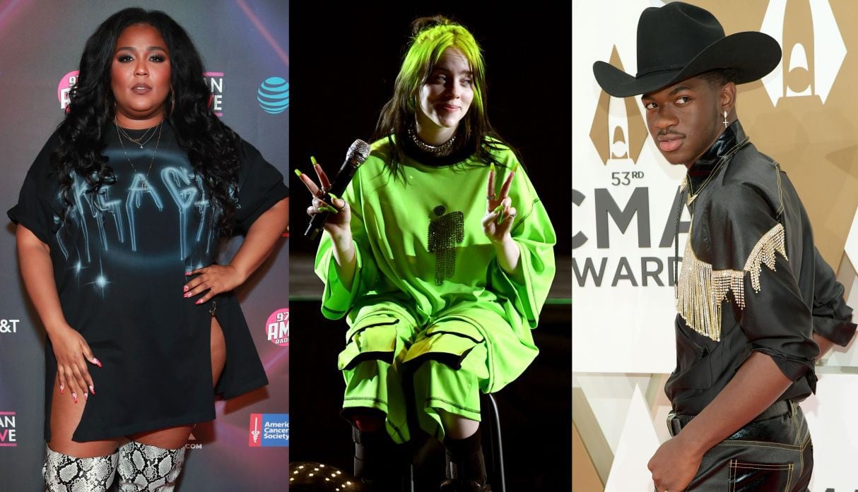 Lizzo, Billie Eilish y Lil Nas X lideran las nominaciones a los premios Grammy 2020. (Foto: AFP)