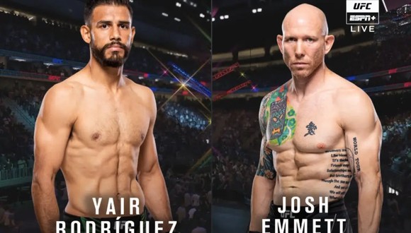 Lista de canales de televisión para ver la pelea Yair Rodríguez vs. Josh Emmett EN VIVO y EN DIRECTO por el UFC 284 desde México y Estados Unidos. (Foto: UFC.com)