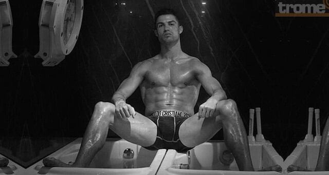 Cristiano Ronaldo calentó las redes sociales con esta última foto en ropa interior de su propia marca