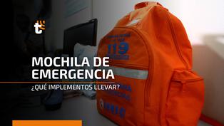 Temblor HOY: ¿Qué contiene una mochila de emergencia?