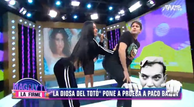 Diosa Canales pone en aprietos a Paco Bazán durante programa de Magaly Medina
