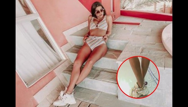 Ivana Yturbe luce zapatillas Gucci en sus fotos de Instagram (Fuente: Instagram / Autor: Ivana Yturbe)