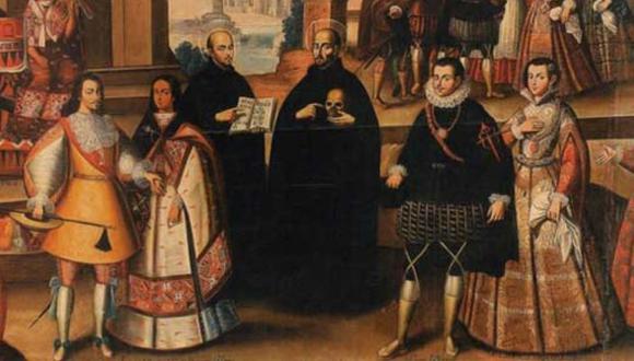 Vestimenta en el matrimonio entre el capitán español Martín García de Loyola y la princesa inca Beatriz Clara Coya, hija de Sairi Túpac, siglo XVI.