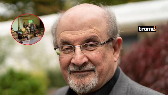Salman Rushdie fue víctima de un ataque previo a un conversatorio en Nueva York.