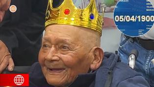 El hombre más longevo del Perú celebra 124 años entre sonrisas y vitalidad