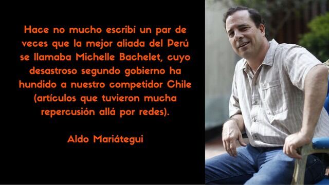 ¿Podría haber alguien peor que Michelle Bachelet? Aldo Mariátegui asegura que sí.