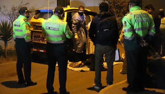 Asesinato se registró en la avenida Los Flamencos, en Santiago de Surco. Fotos: Eduardo Cavero/@photo.gec