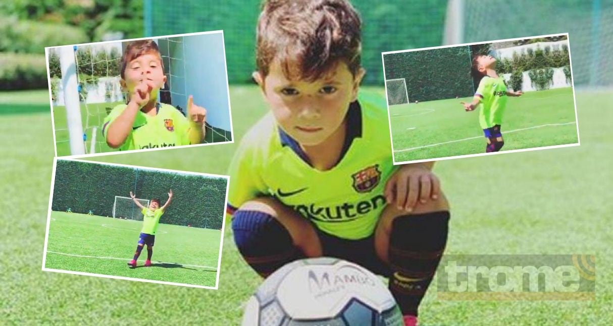 Mateo Messi cumple 4 años este miércoles, y su mamá Antonela le dedicó una publicación.