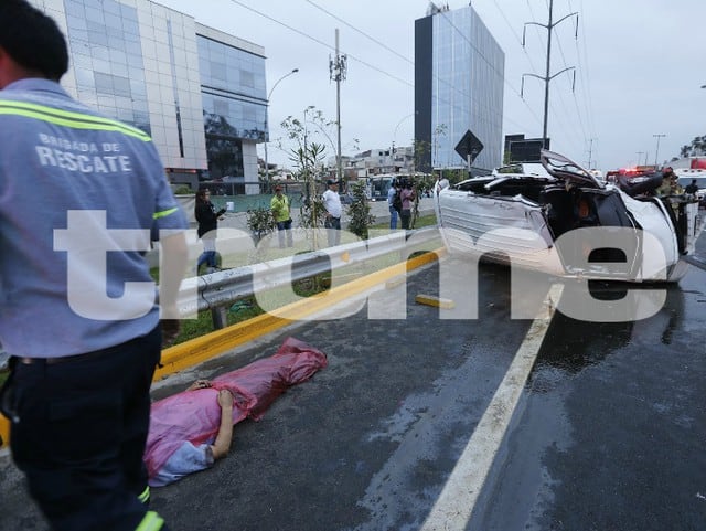 Choque en Surco deja un muerto y varios heridos