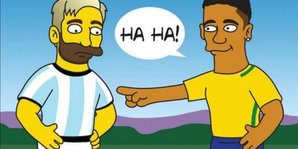 Usuarios brasileños piden que su selección le gane a Chile para dejar sin Mundial a Argentina.