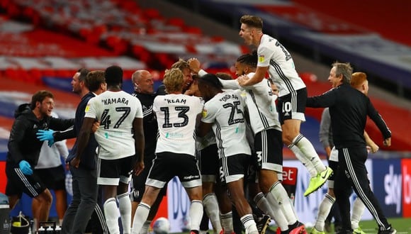 Fulham ascendió a la Premier League tras vencer al Brentford. (Foto: Twitter)