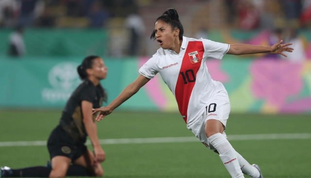 Otiniano marcó el primer gol para Perú en el fútbol femenino por los Juegos Panamericanos Lima 2019. (Fotos: Selección peruana)
