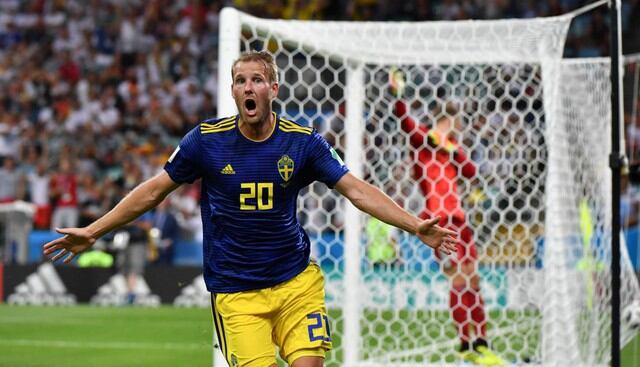 Gol de Suecia a Alemania por el Mundial Rusia 2018