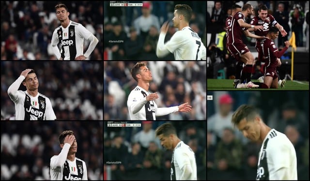 Cristiano Ronaldo: Gol de Torino provocó reacción insufrible y de negación de CR7 tras grave error defensivo